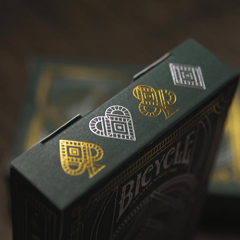 Bicycle Byzantine Playing Cards, Silver and Gold Foil, 1 Deck - Image 3